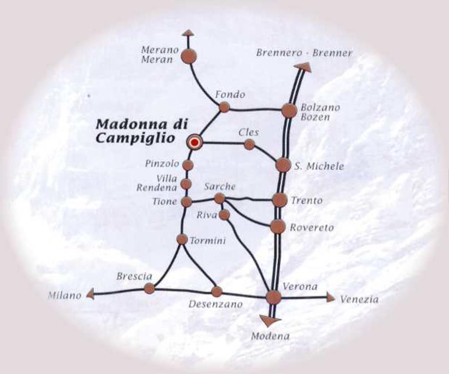 Campiglio Bilocale Monte Spinale Lägenhet Madonna Rum bild